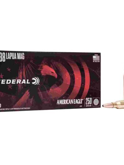 Federal American Eagle Rifle Ammunition .338 Lapua Mag 250 gr SP  20/box