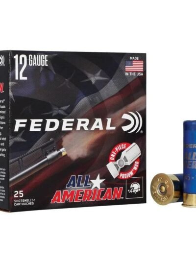 Federal All American Shotshells 12ga 2-3/4" 1-1/8oz 1250 fps #8 25/ct