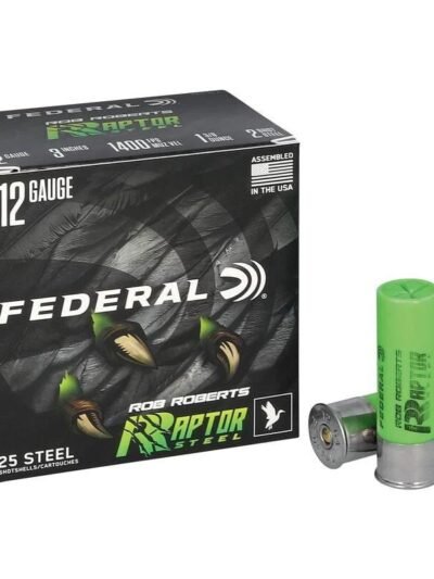 Federal Ron Roberts Raptor Steel Shotshells 12ga 3" 1-3/8oz 1400 fps #2 25/ct