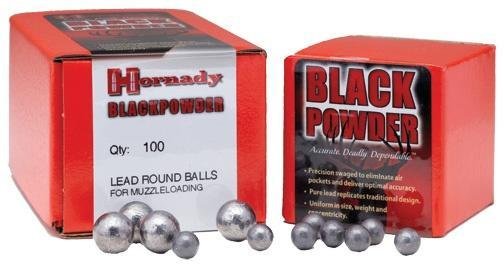 Hornady Lead Round Ball .36 cal .375" 100/ct