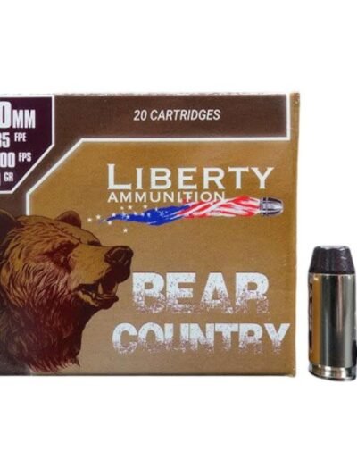 Liberty Bear Country Handgun 10mm Auto 70gr Solid 2100 fps 20/cts