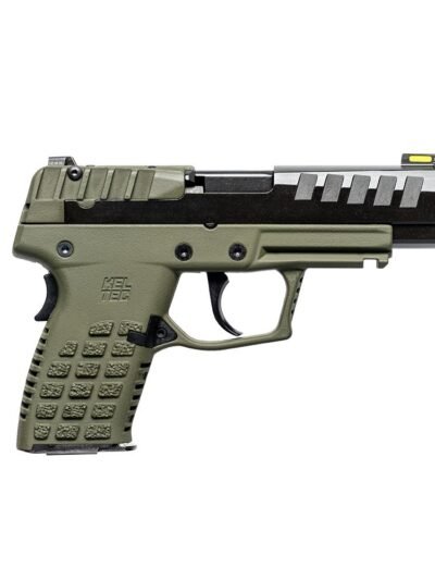 Kel-Tec CA Compliant P15 Handgun 9mm Luger 10rd Magazine 4" Barrel Black Side/OD Green Grip