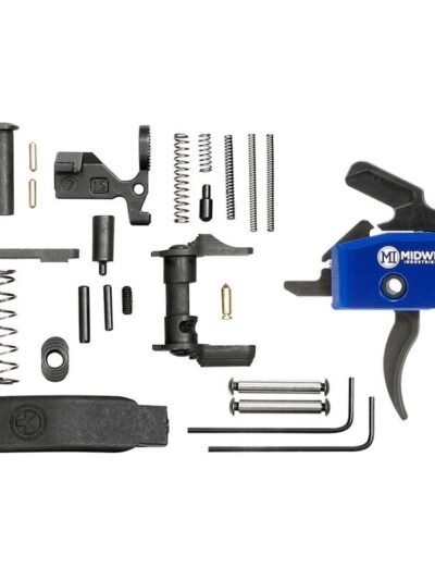 Midwest Industries Drop In Trigger Kit with Lower Parts Ambi Safety Black
