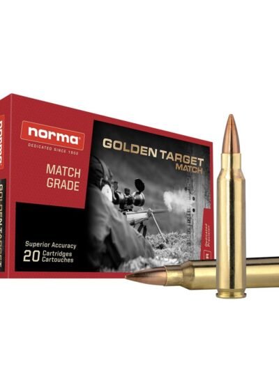 Norma Golden Target Match Rifle Ammunition .223 Rem 69 gr BTHP 1379 fps 20/ct