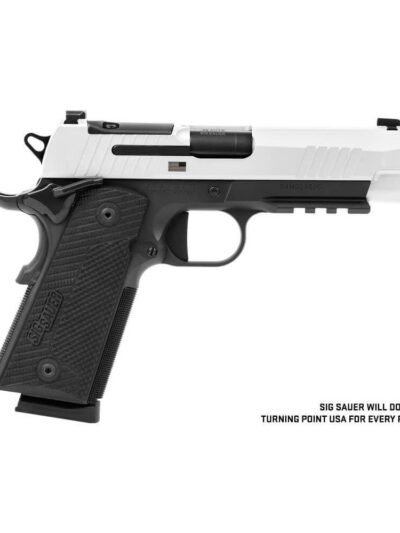 SIG 1911-XCarry Freedom Handgun .45 ACP 4.2" 8rd Magazines(2) Two-Tone White on Black Optic Ready
