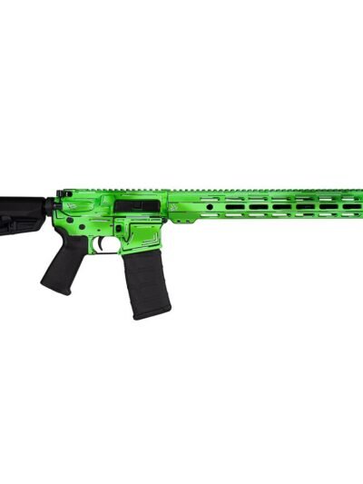 Shark Coast Tactical "Anime- Green" Rifle 5.56mm 10rd Magazine 16" Barrel 15" MLOK Handguard California Compliant