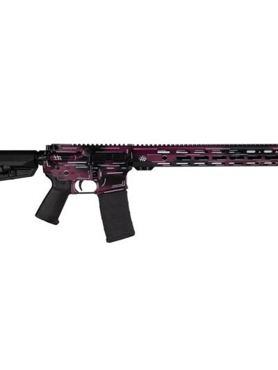 Shark Coast Tactical "Anime- Black Cherry" Rifle 5.56mm 10rd Magazine 16" Barrel 15" MLOK Handguard California Compliant