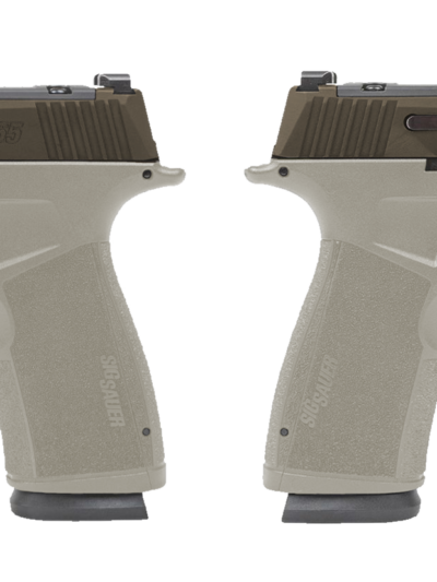 SIG SAUER P365 X-MACRO 9MM PSTL 3.7" 2-17RD OR 2 TONE BRONZE/TAN