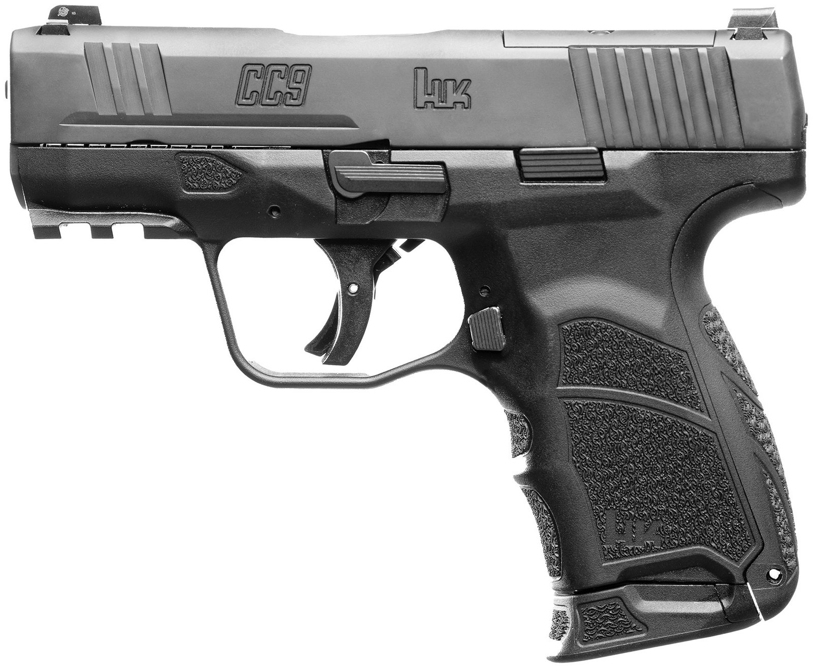 HECKLER AND KOCH (HK USA) CC9 9MM BLK 10+1 NS OR