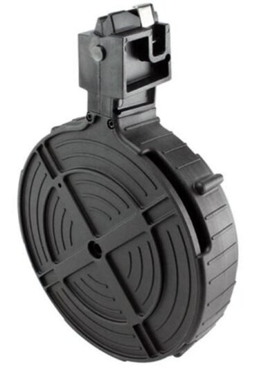 ATI German Sports Rotary Rifle Magazine Drum Ruger 10/22 .22 LR Black Polymer 110/rd