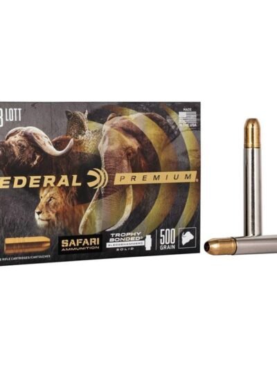 Federal Premium Cape-Shok Rifle Ammunition .458 Lott 500 gr TBSS 2300 fps - 20/ct