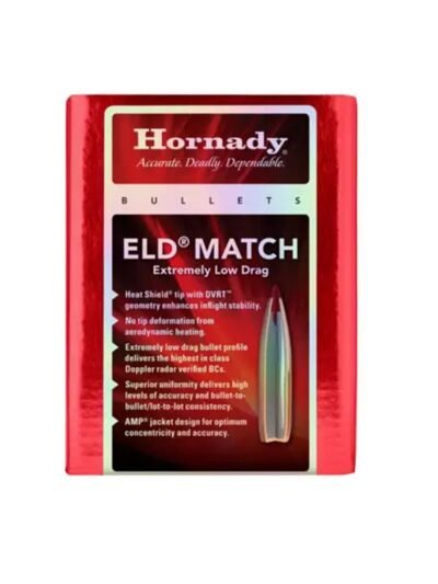 Hornady ELD Match Rifle Bullets SEQUENTIAL 6mm .243" 109 gr (1-8") 500/ct