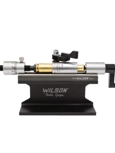 Wilson Stainless Case Trimmer Kit with Micro-Adjust Stop .50 Cal wtih 50 BMG Case Holder