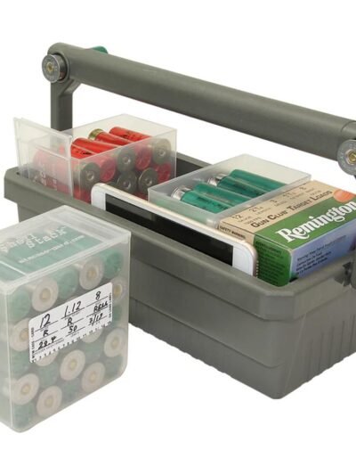 MTM Shotshell Box Caddy with 4 Clear Ammo Boxes