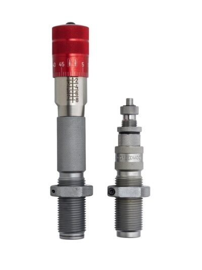 Hornady Match Grade Die Set with Click-Adjust Micrometer 22 CREEDMOOR .224"