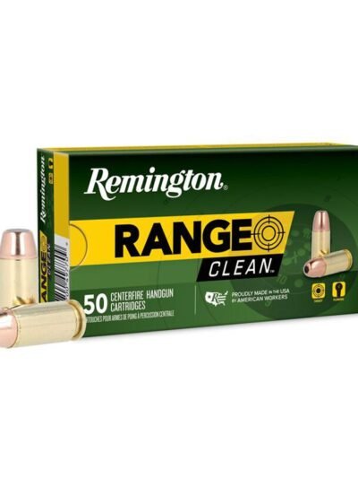 Remington Range Clean Handgun Ammunition .40 S&W 180gr FNEB 990 fps 50/ct