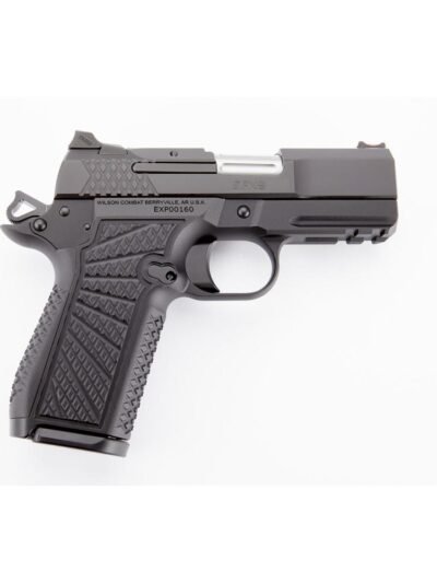Wilson Combat SFX9 Double-Stack Handgun 15rd Sub-Compact 9mm Luger 15rd Magazines (2) 3.25" Barrel Black Lightrail Frame