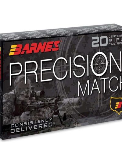 Barnes Precision Match OTM Rifle Ammunition 6mm ARC 105gr OTM 2675 fps 20/ct