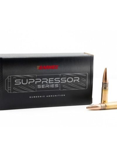 Barnes Suppressor Series Sierra MatchKing Rifle Ammunition .300 Blackout 220gr HP 1060 fps 20/ct