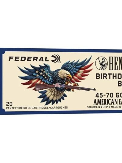Federal Henry 250th Anniversary Rifle Ammunition .45-70 Govt 300gr HP 1850 fps 20/ct