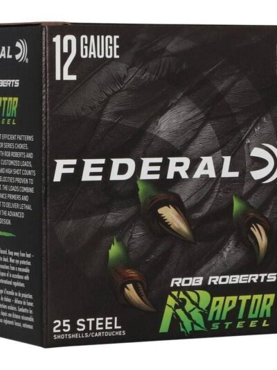 Federal Rob Roberts Raptor Steel Shotshells 12ga 3" 1-3/8oz 1400 fps #4 25/ct