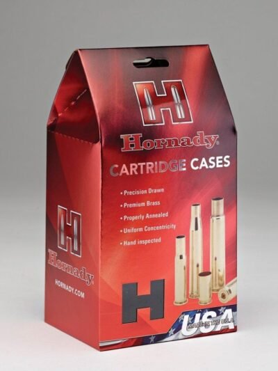 Hornady Unprimed Brass Rifle Cartridge Cases .26 Nosler 20/rd