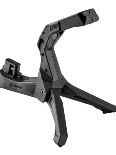 The Mako Group AR-15 Quick Deployment Bipod with an Integrated AGR-43 Pistol Grip