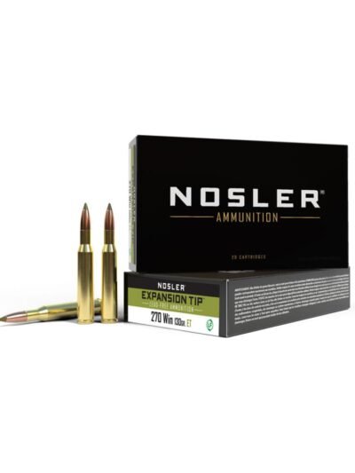 Nosler ETA Rifle Ammunition .270 Win 130gr ET SP 2950 fps 20/ct