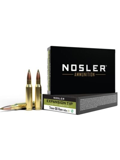 Nosler ETA Rifle Ammunition 7mm-08 Rem 140gr ET SP 2850 fps 20/ct