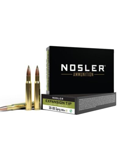 Nosler ETA Rifle Ammunition .30-06 Sprg 180gr ET 2750 fps 20/ct