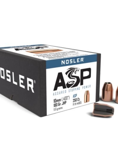 Nosler Sporting Handgun Pistol Bullets 10mm .400" 180 gr JHP 250/ct