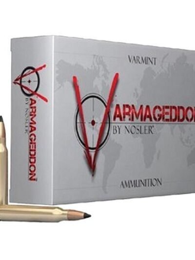 Nosler Varmegeddon Rifle Ammunition .243 Win 55 gr FB Tippped 3800 fps 20/ct