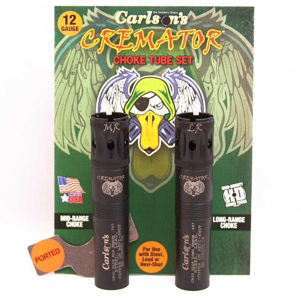 Carlson's Cremator Waterfowl Mid and Long Range Ported Choke Tube for 12 ga Benelli Crio/Crio Plus 2/ct