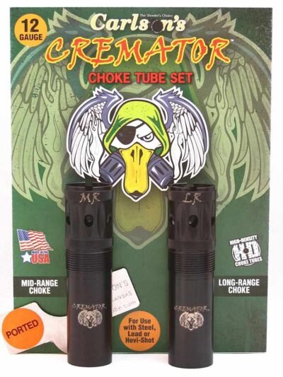 Carlson's Cremator Waterfowl Mid and Long Range Ported Choke Tube for 12 ga Beretta/Benelli Mobil 2/ct