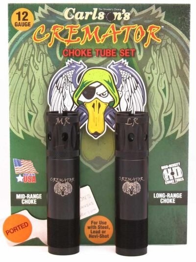Carlson's Cremator Waterfowl Mid and Long Range Ported Choke Tube for 12 ga Browning Invector Plus 2/ct