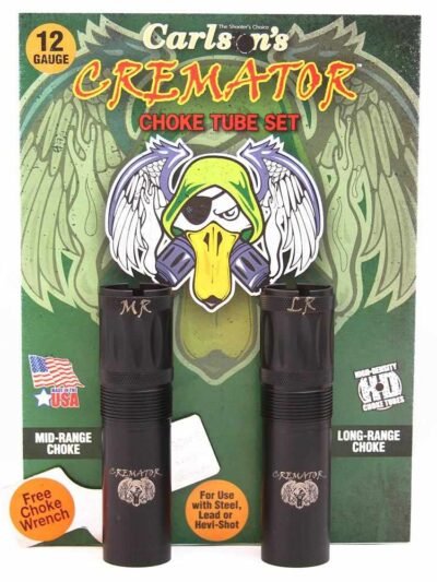 Carlson's Cremator Waterfowl Mid and Long Range Non Ported Choke Tube for 12 ga Beretta/Benelli Mobil 2/ct