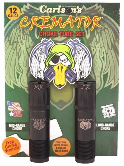 Carlson's Cremator Waterfowl Mid and Long Range Non-Ported Choke Tube for 12 ga Remington 2/ct