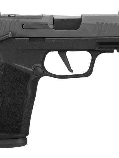 SIG SAUER P365 MACRO COMP M.S. 9MM PSTL BLK, 2-17RD MAGS, OPTC RDY, 3.1" BBL COMP'D