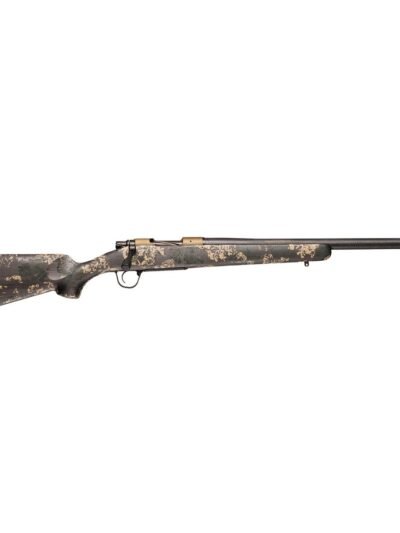 Christensen Arms Ridgeline FFT Rifle 22 Creedmoor 4rd Capacity 20" Threaded Carbon Fiber Barrel Burnt Bronze w/Green & Tan Accented Stock