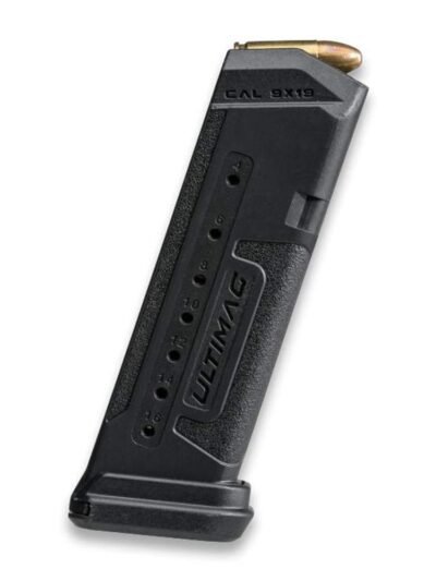 FAB Defense Ultimag 19 Handgun Magazine Black for Glock 19 9mm Luger 16/rd