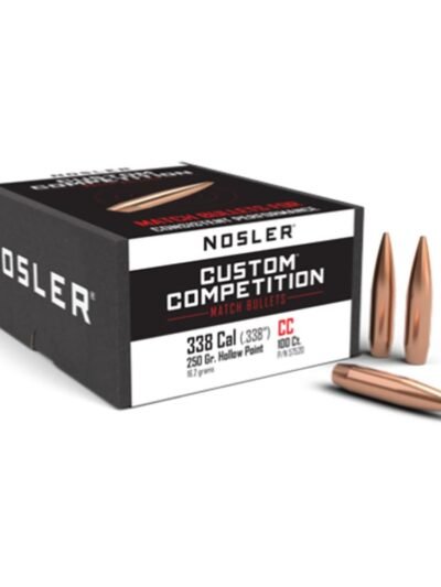 Nosler Custom Competition Rifle Bullets .30 cal .338 250 gr HPBT 100/ct