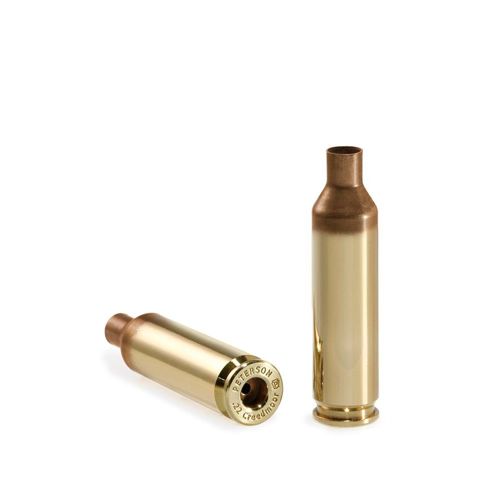 Peterson LRP(Large Rifle Primer) Unprimed Brass 22 Creedmoor - 500/ct