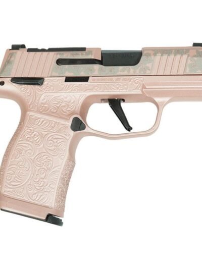 Sig Sauer P365X Full Size Rose Gold Handgun 9mm Luger 12rd Magazines (2) 3.1" Barrel Black