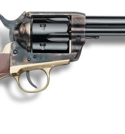 Pietta 1873 US Marshall Handgun .357 Mag/9mm Luger 6rd Capacity 4.75" Barrel Engraved Walnut Grips