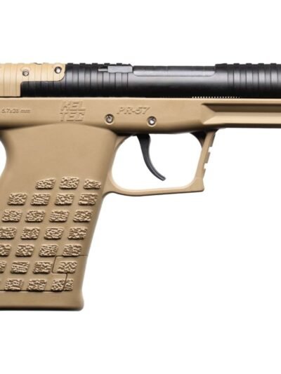 KELTEC PR57 5.7X28 PISTOL 4.64"BBL OPTIC READY, TAN, 20+1, 2-STRIPPER CLIPS