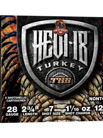 HEVI-SHOT HEVI-18 TSS TURKEY 28GA 2-3/4IN 1-1/16OZ #7 5RD/BX 10BX/CS