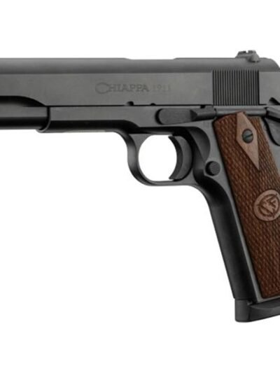 Chiappa 1911 Field Handgun 9mm Luger 10rd Magazine 5" Barrel Black with Walnut Grip