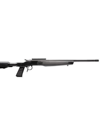 CVA Scout XP Rifle 35 Whelen Single Shot 20" Threaded Fluted Stainless Steel Barrel w/Graphite Black Stock