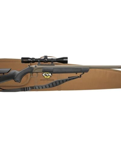 CVA ACCURA LR-X 45 CAL Muzzleloader Cerakote FDE KonusPro 4-12x44 IR BDC Reticle