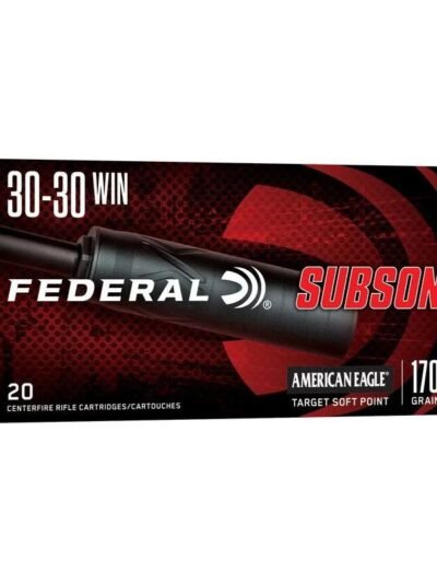 Federal Subsonic Rifle Ammunition .45-75 Govt 300gr SP 1000 fps 20/ct